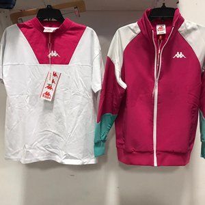 NWT KAPPA SUIT BUNDLE 2pc set T-shirt jacket tee